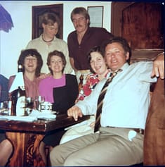 From left - Annie, John, Jane, Kent, Bev and Heaton